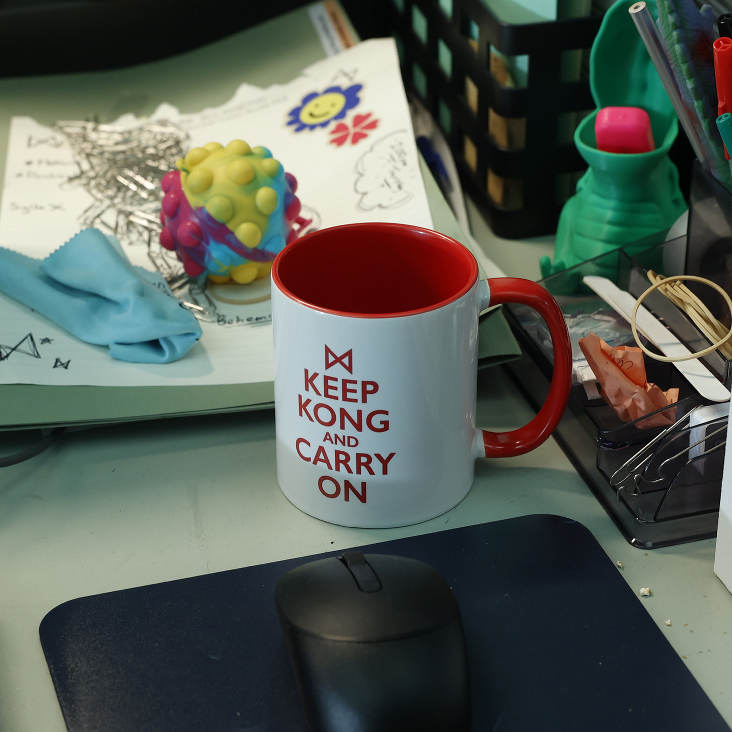 Godzilla x Kong: Keep Kong and Carry On Two-Tone Mug