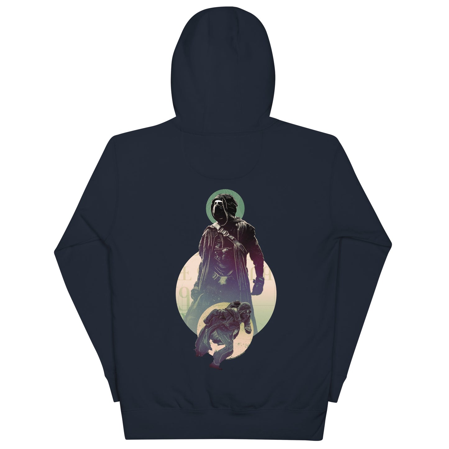 Dune Silhouette Embroidered Fleece Hooded Sweatshirt