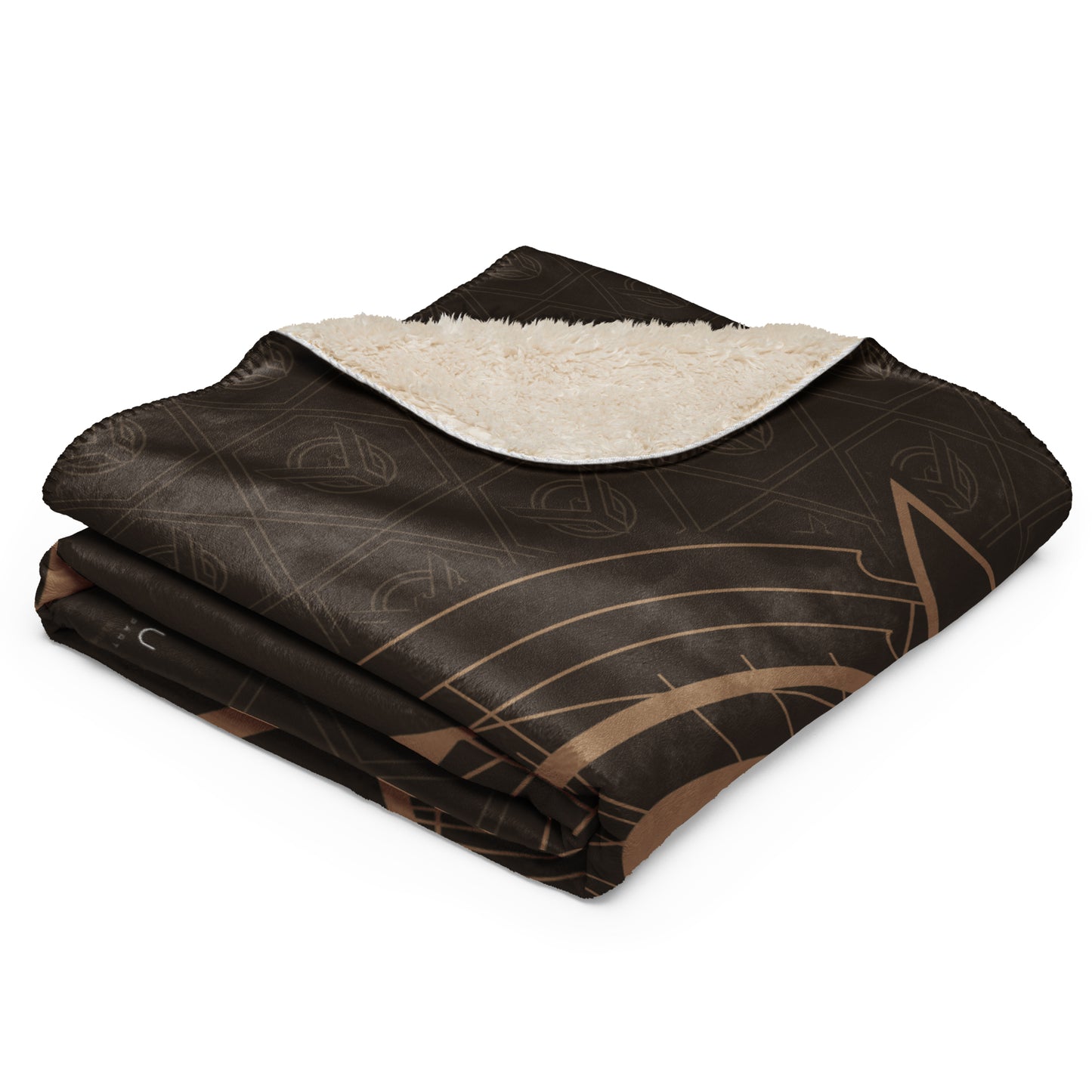 Dune Atreides-Fremen Emblem Sherpa Blanket