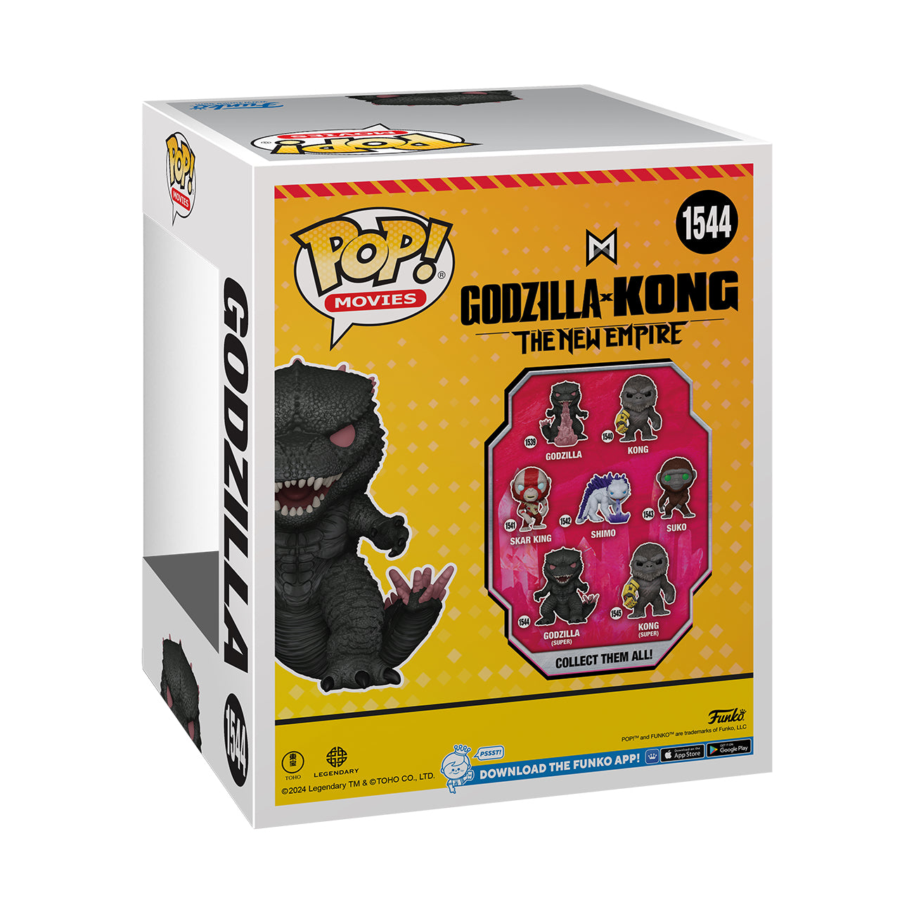 Monsterverse Godzilla x Kong: Godzilla Super Funko POP! Figure