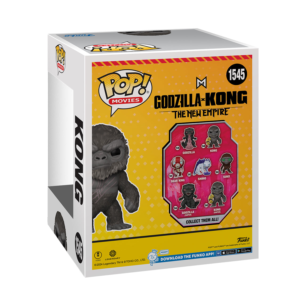 Monsterverse Godzilla x Kong: Kong Super Funko POP! Figure