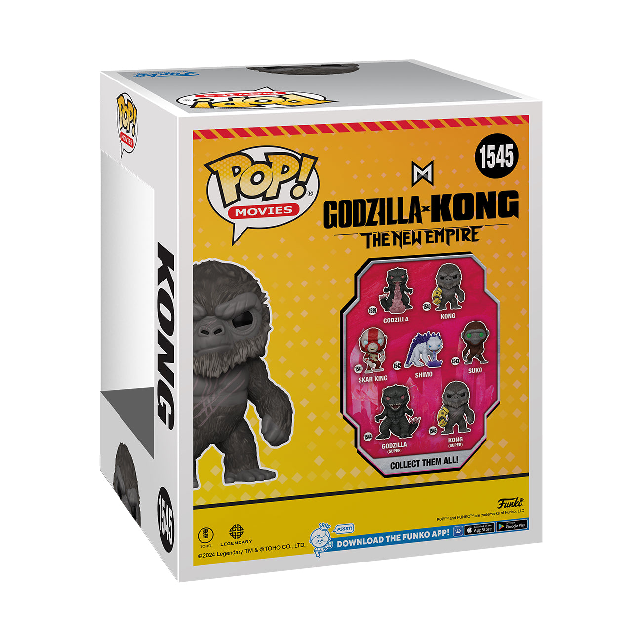 Monsterverse Godzilla x Kong: The New Empire- Kong Super Funko POP! Figure