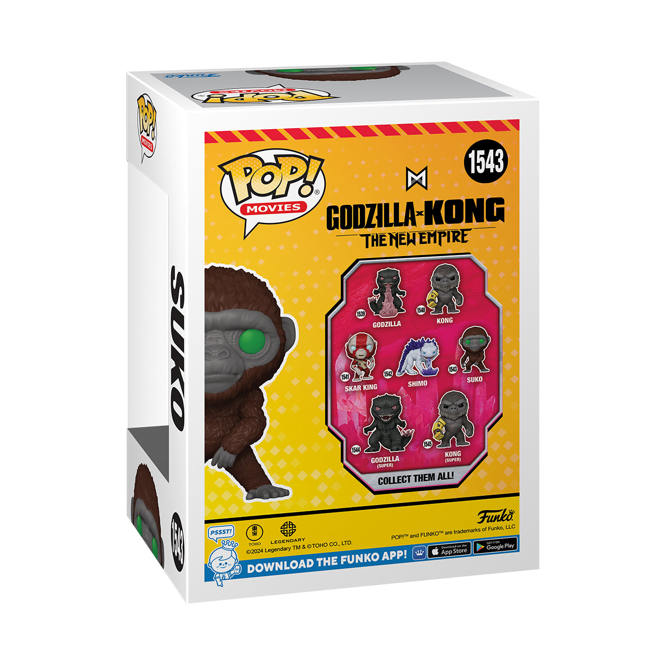 Monsterverse Godzilla x Kong: The New Empire- Suko Funko POP! Figure