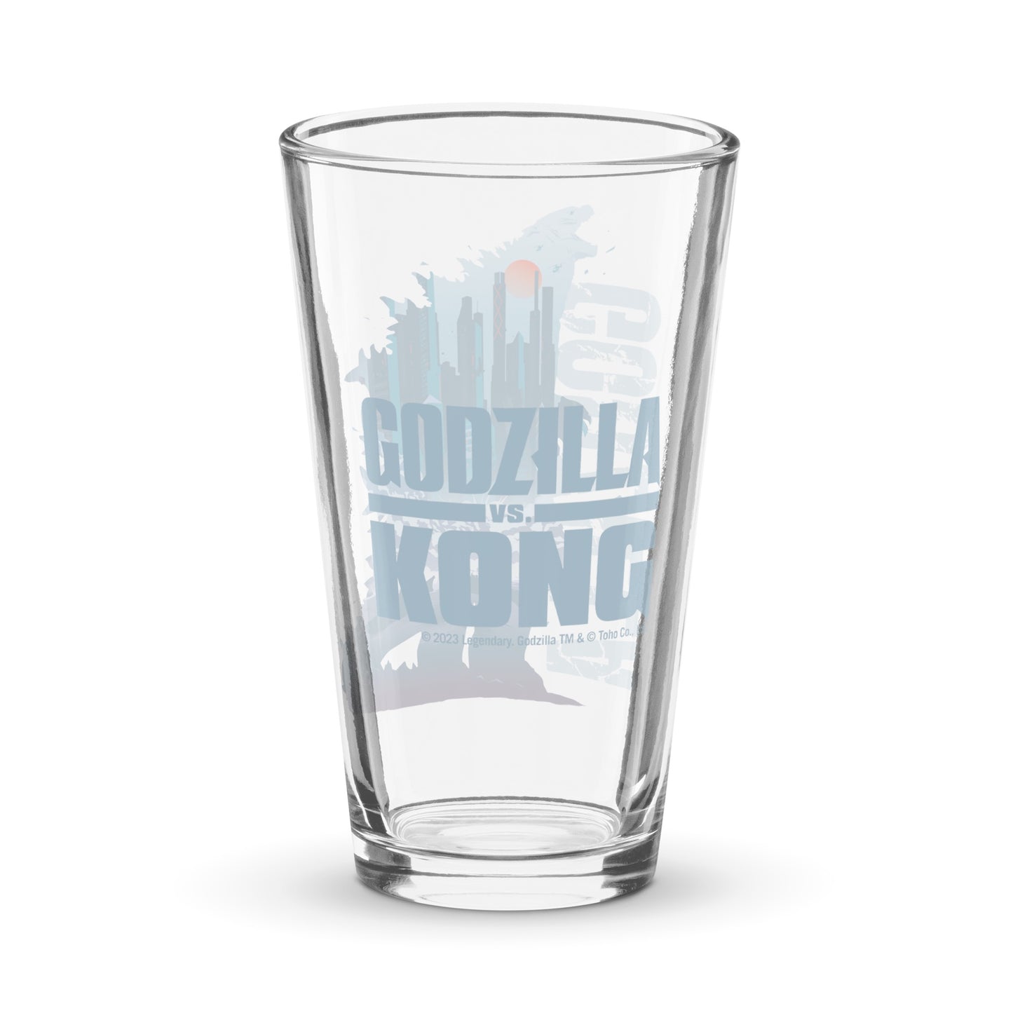 Monsterverse Godzilla Cityscape Pint Glass