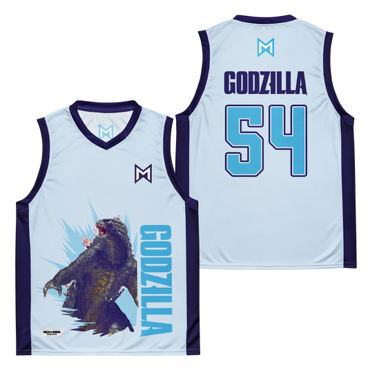 Monsterverse Godzilla x Kong: Team Godzilla 54 Basketball Jersey-0