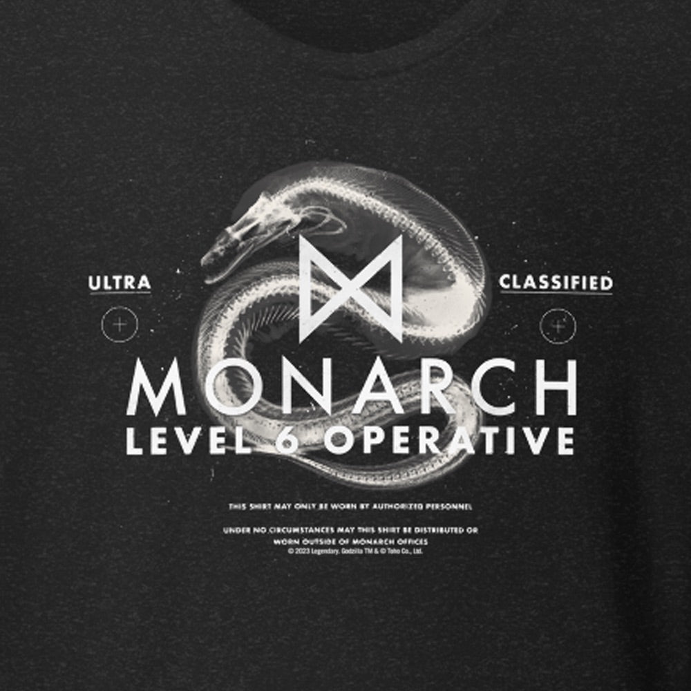 Monsterverse Monarch Level 6 Operative Short Sleeve T-Shirt