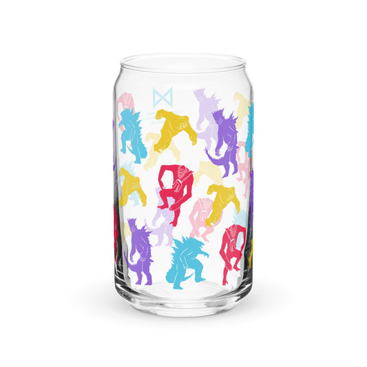Godzilla x Kong: The New Empire Monster Pattern Can-Shaped Glass