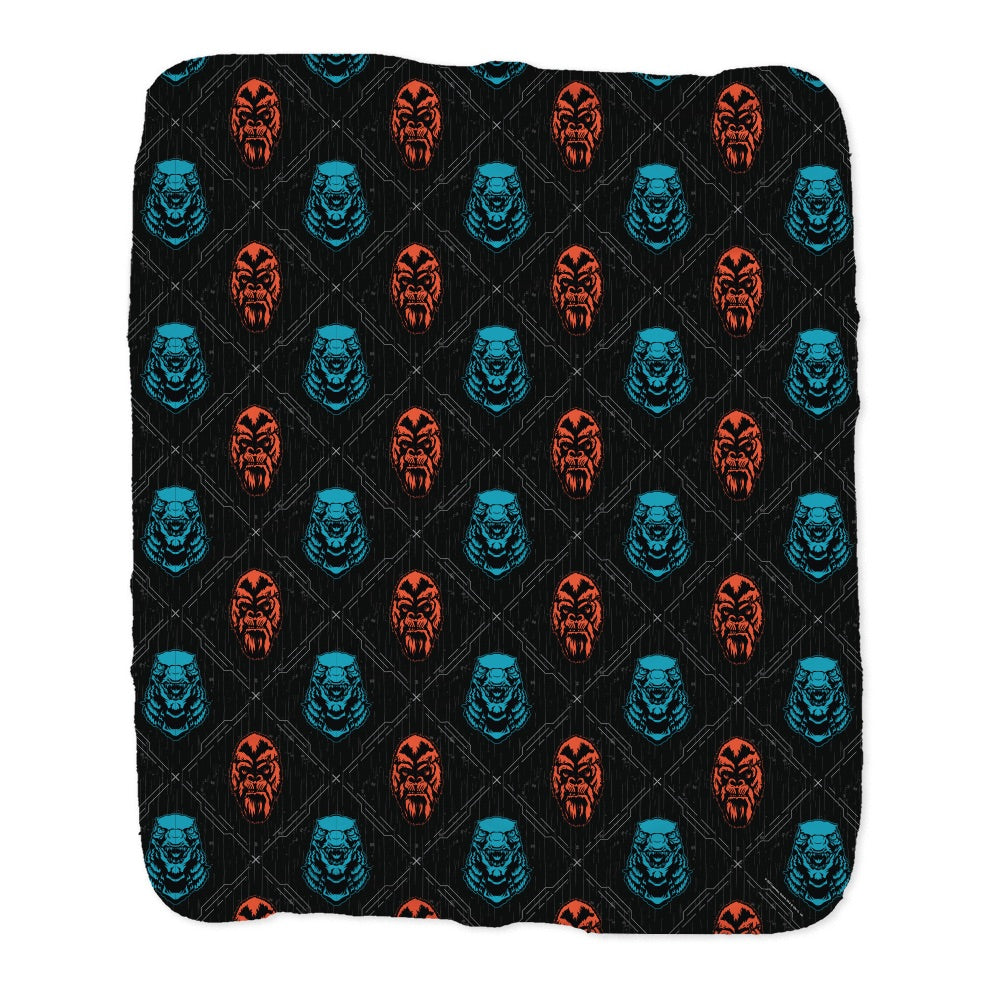 Monsterverse Godzilla vs. Kong Pattern Sherpa Blanket