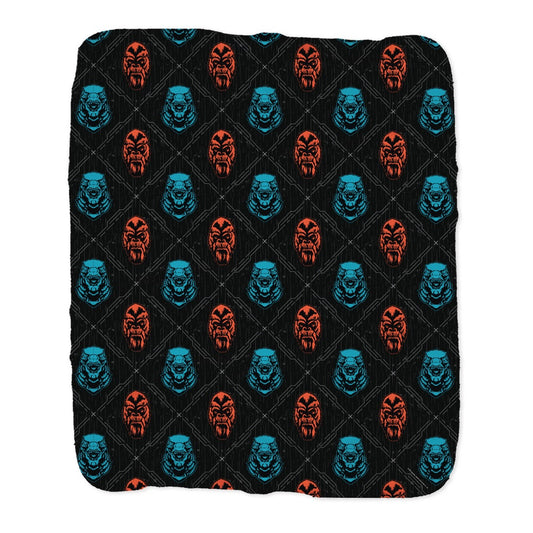 Monsterverse Godzilla vs. Kong Pattern Sherpa Blanket
