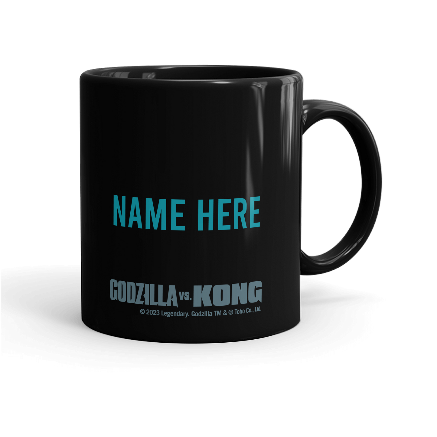 Monsterverse Team Godzilla Personalized Black Mug - 11oz