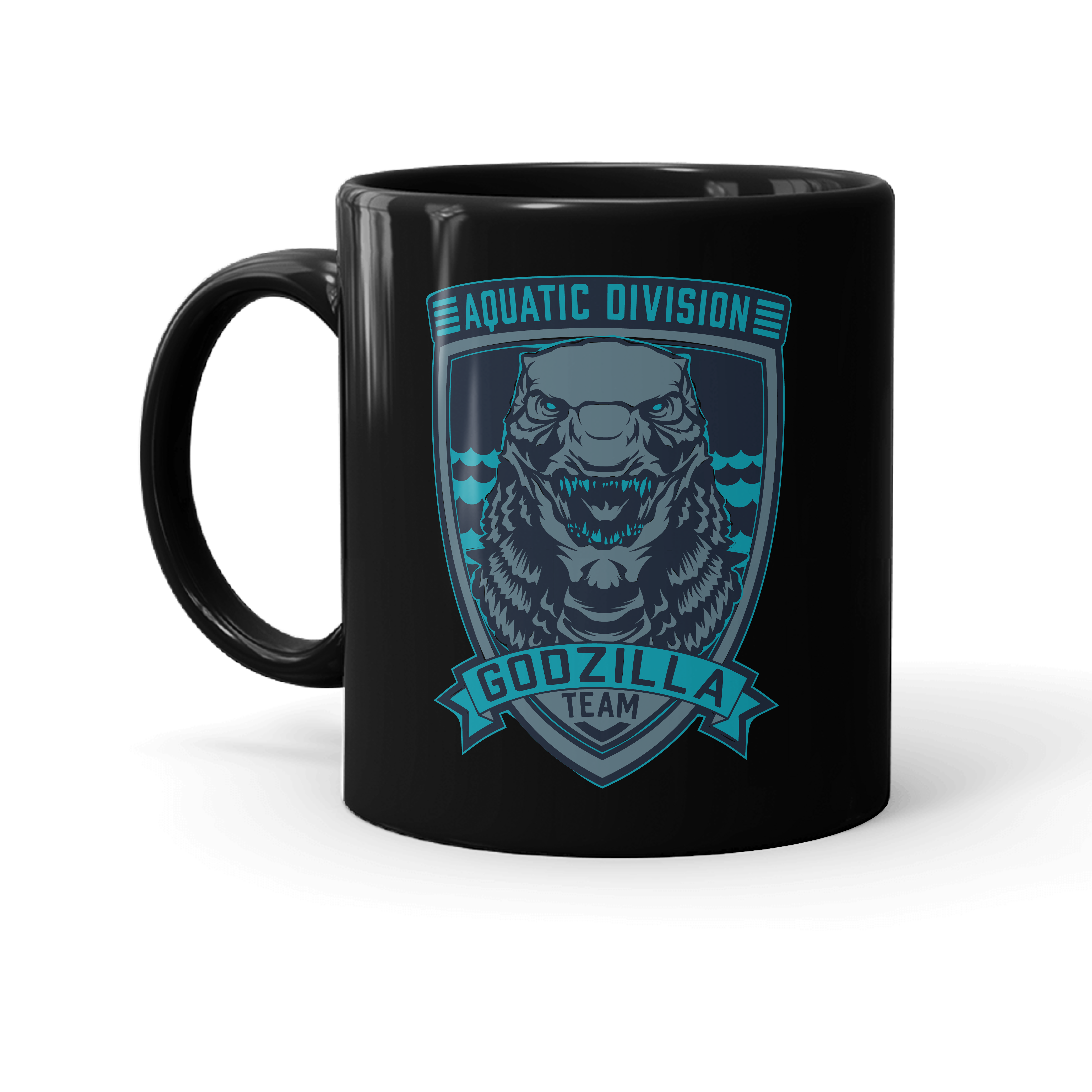 Monsterverse Team Godzilla Personalized Black Mug