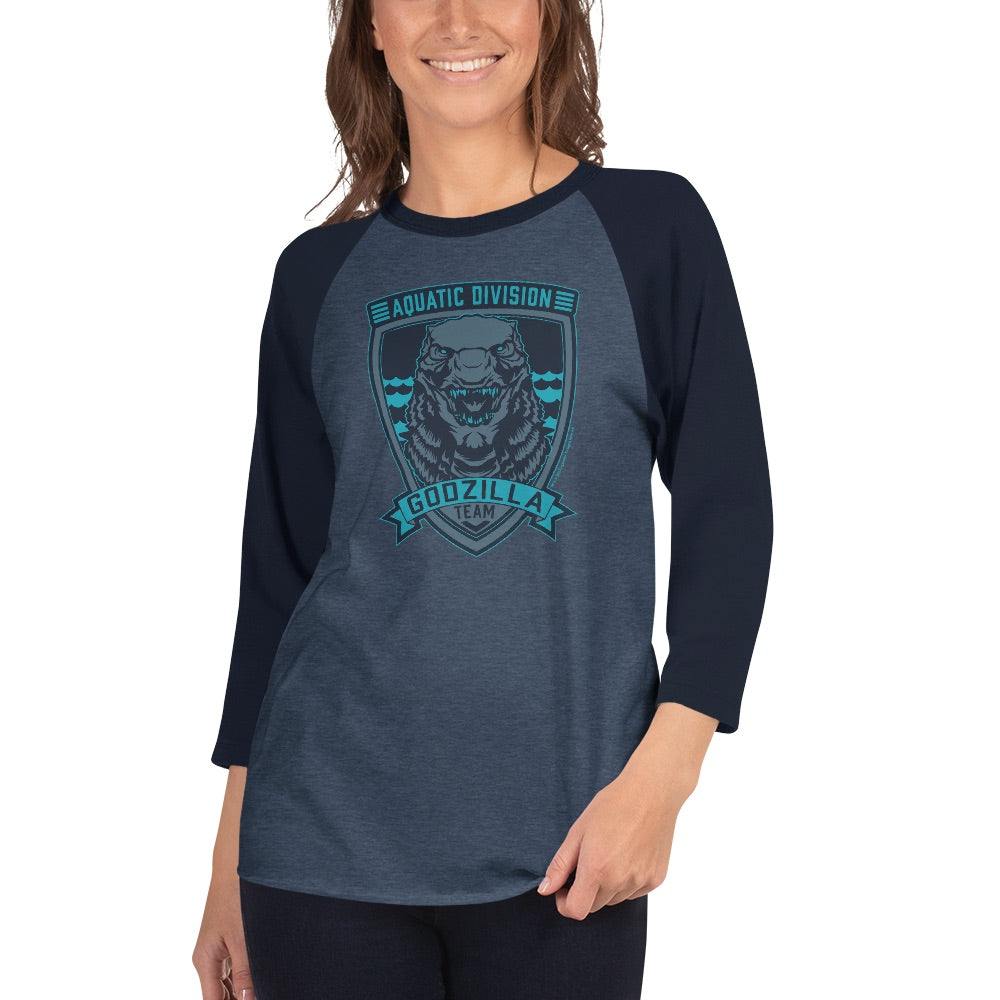 Monsterverse Team Godzilla Raglan Shirt