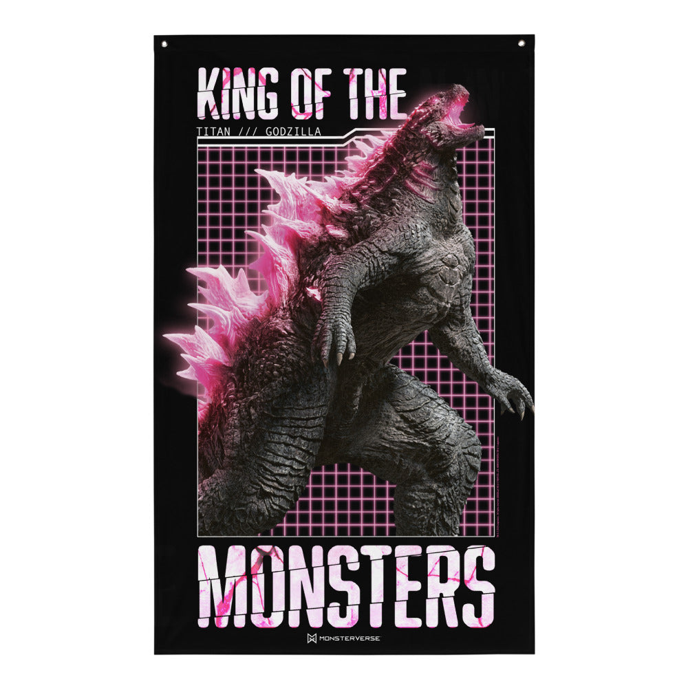 Monsterverse Godzilla x Kong: The New Empire King of The Monsters Flag