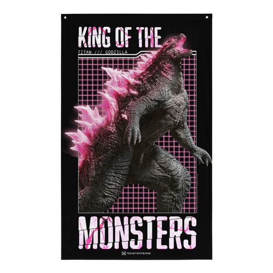 Monsterverse Godzilla x Kong: The New Empire King of The Monsters Flag