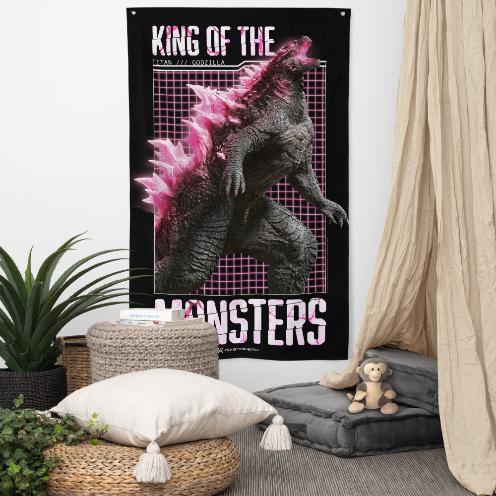Monsterverse Godzilla x Kong: The New Empire King of The Monsters Flag