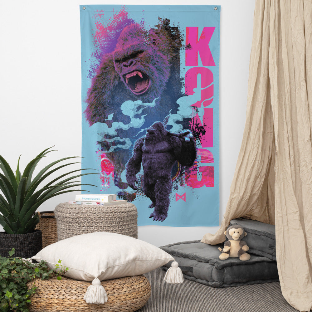 Monsterverse Godzilla x Kong: The New Empire Kong Smoke Flag