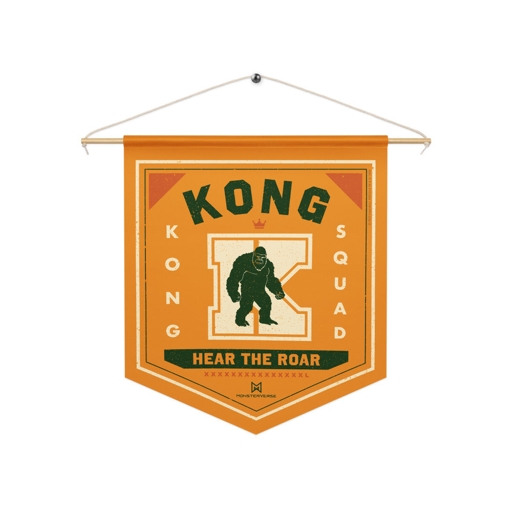 Monsterverse Pennant Kong Squad White