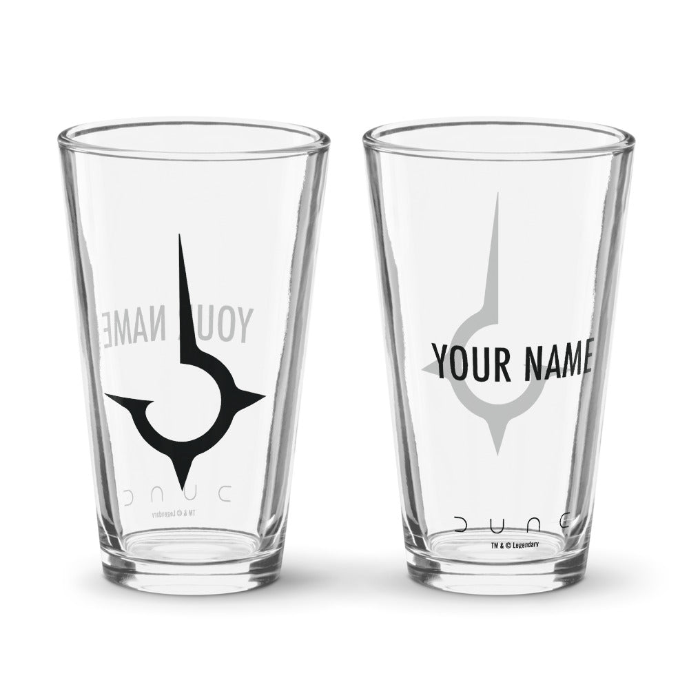 Dune House Harkonnen Personalized Pint Glass