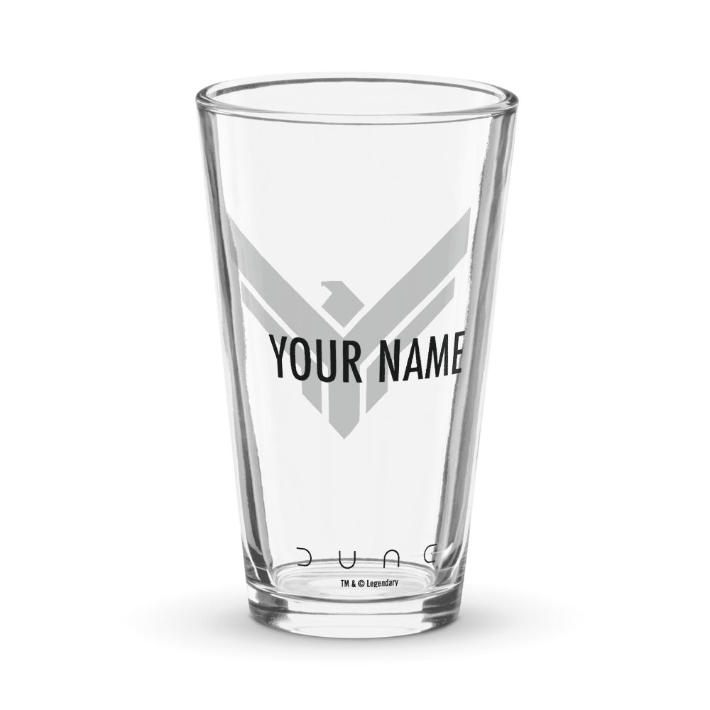 Dune House Atreides Personalized Pint Glass
