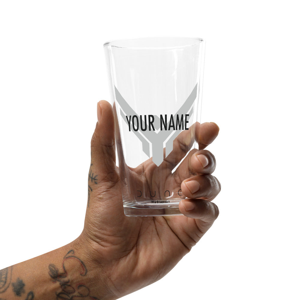 Dune House Atreides Personalized Pint Glass