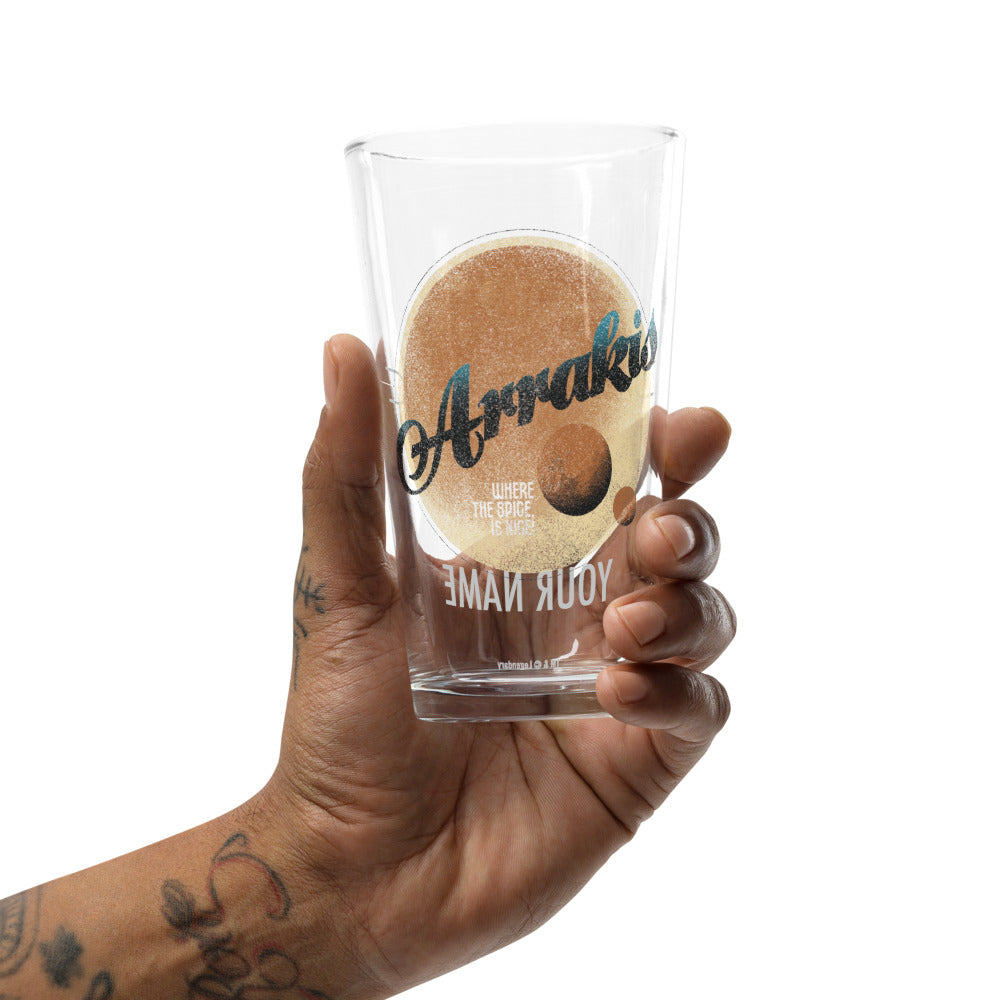 Dune: Part Two Arrakis Personalized Pint Glass