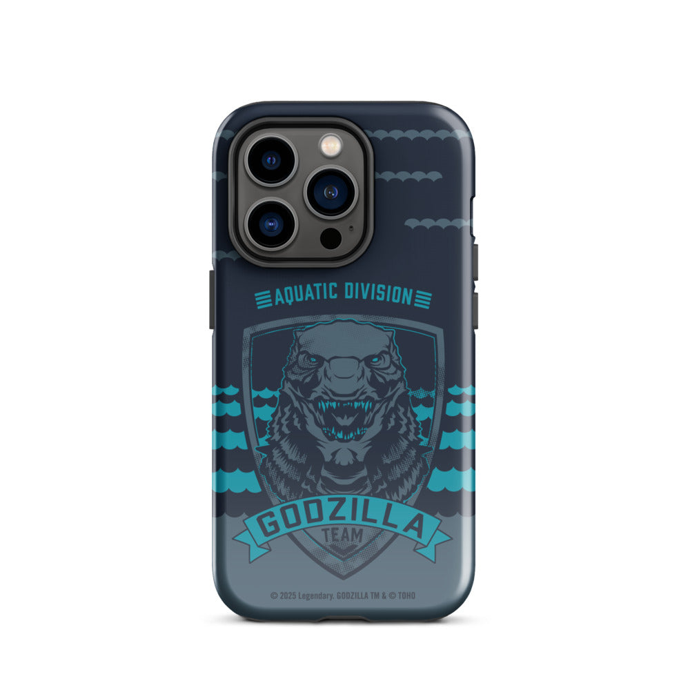 Monsterverse Team Godzilla Aquatic Division iPhone Tough Phone Case iPhone 14 Pro