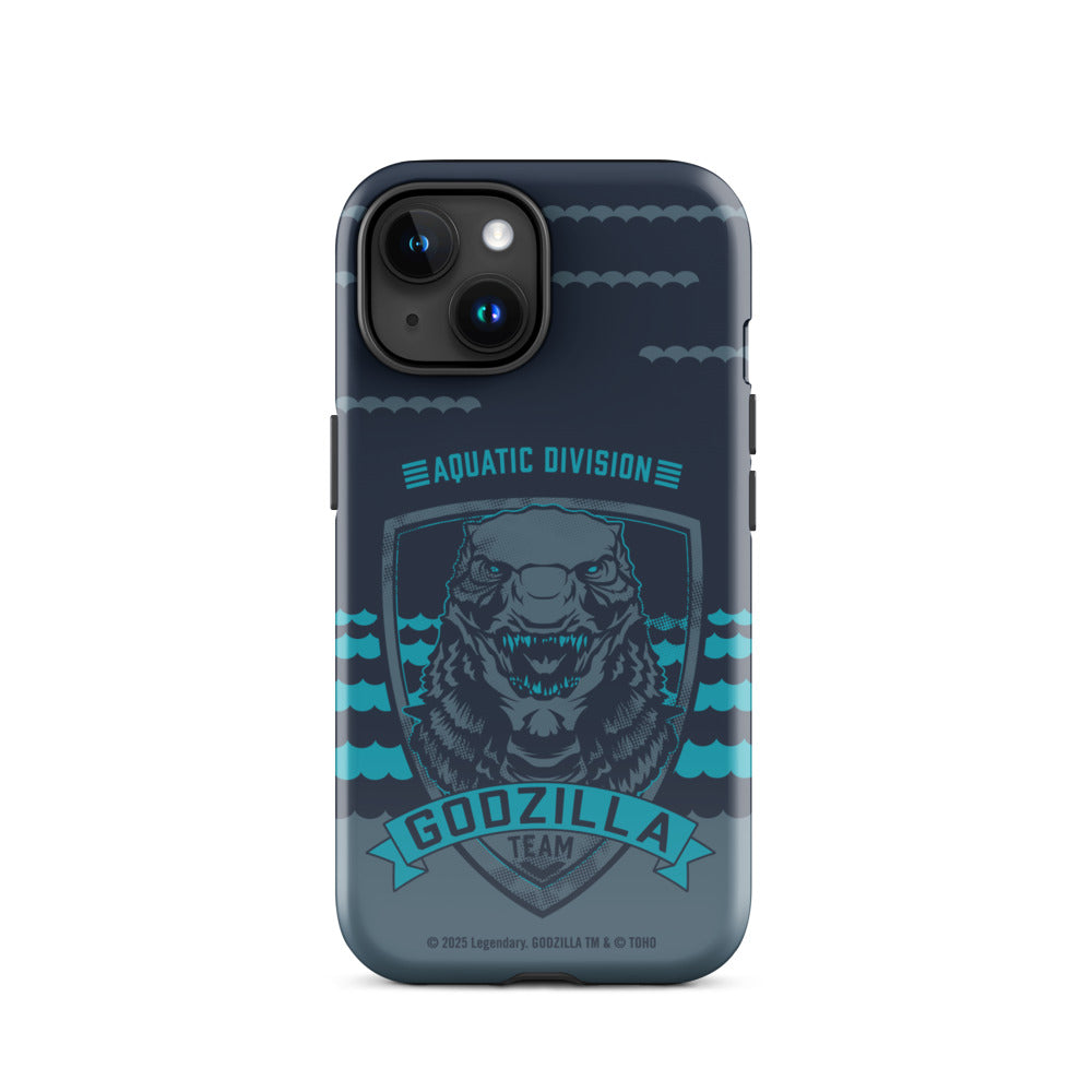 Monsterverse Team Godzilla Aquatic Division iPhone Tough Phone Case iPhone 15