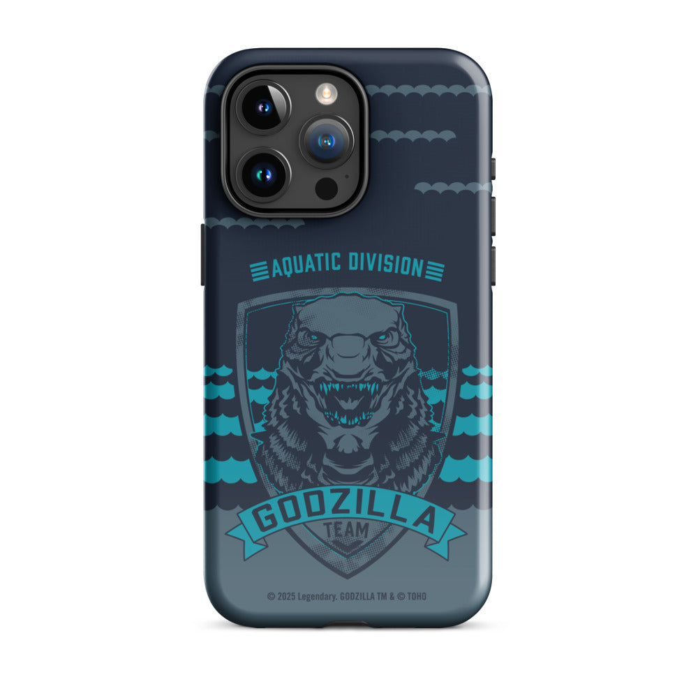 Monsterverse Team Godzilla Aquatic Division iPhone Tough Phone Case iPhone 15 Pro Max