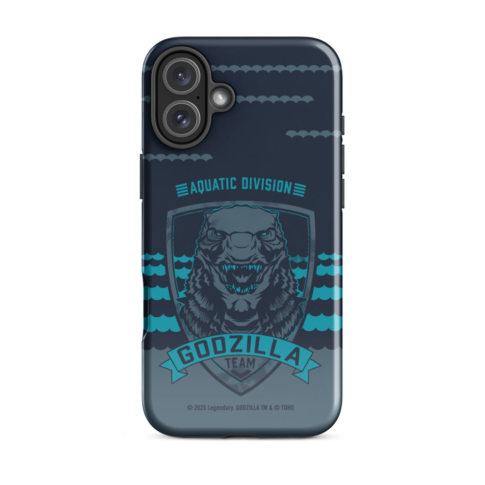 Monsterverse Team Godzilla Aquatic Division iPhone Tough Phone Case iPhone 16 Plus