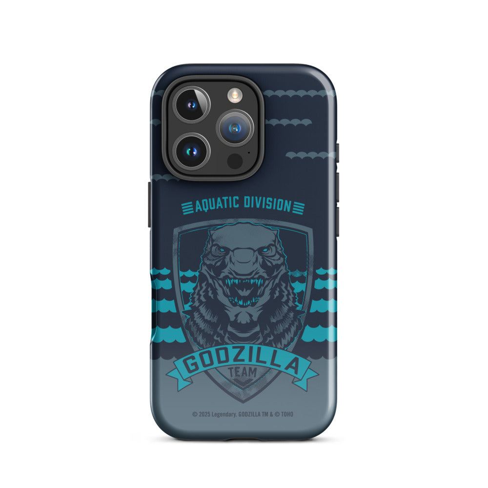 Monsterverse Team Godzilla Aquatic Division iPhone Tough Phone Case iPhone 16 Pro