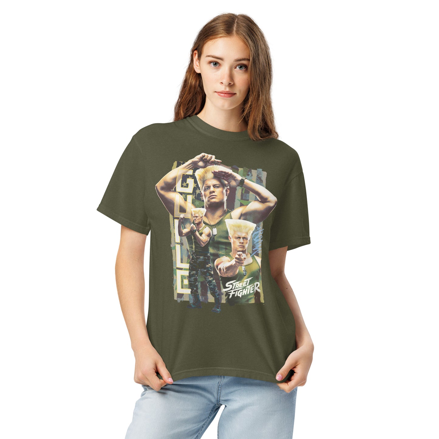 Street Fighter Comfort Colors T-Shirt Guile