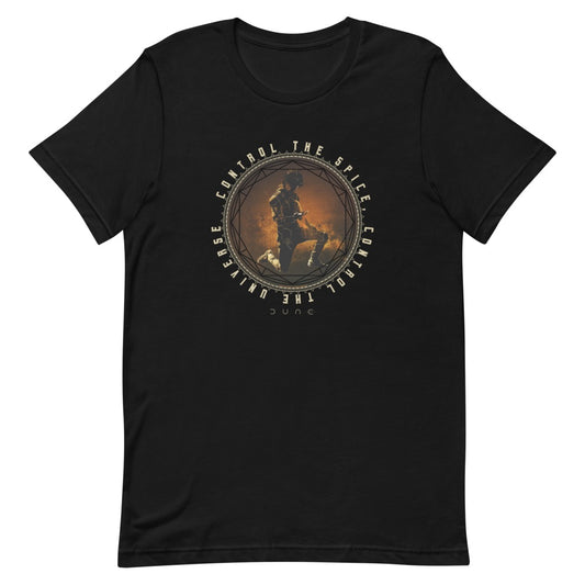 Dune Control The Spice, Control The Universe Short Sleeve T-Shirt