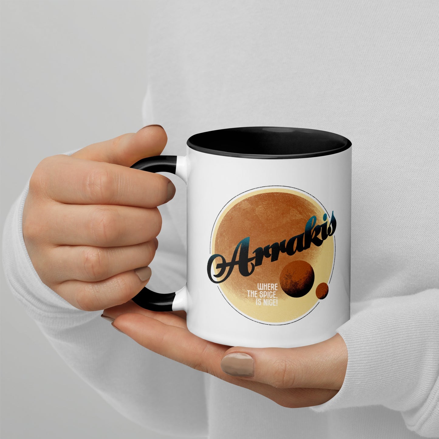 Dune Arrakis Where The Spice is Nice Two-Tone Mug