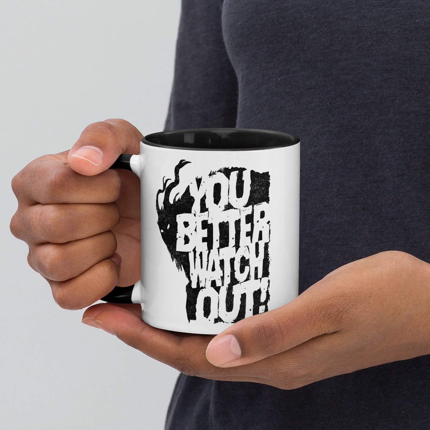 Krampus Better Watch Out Two Tone Mug