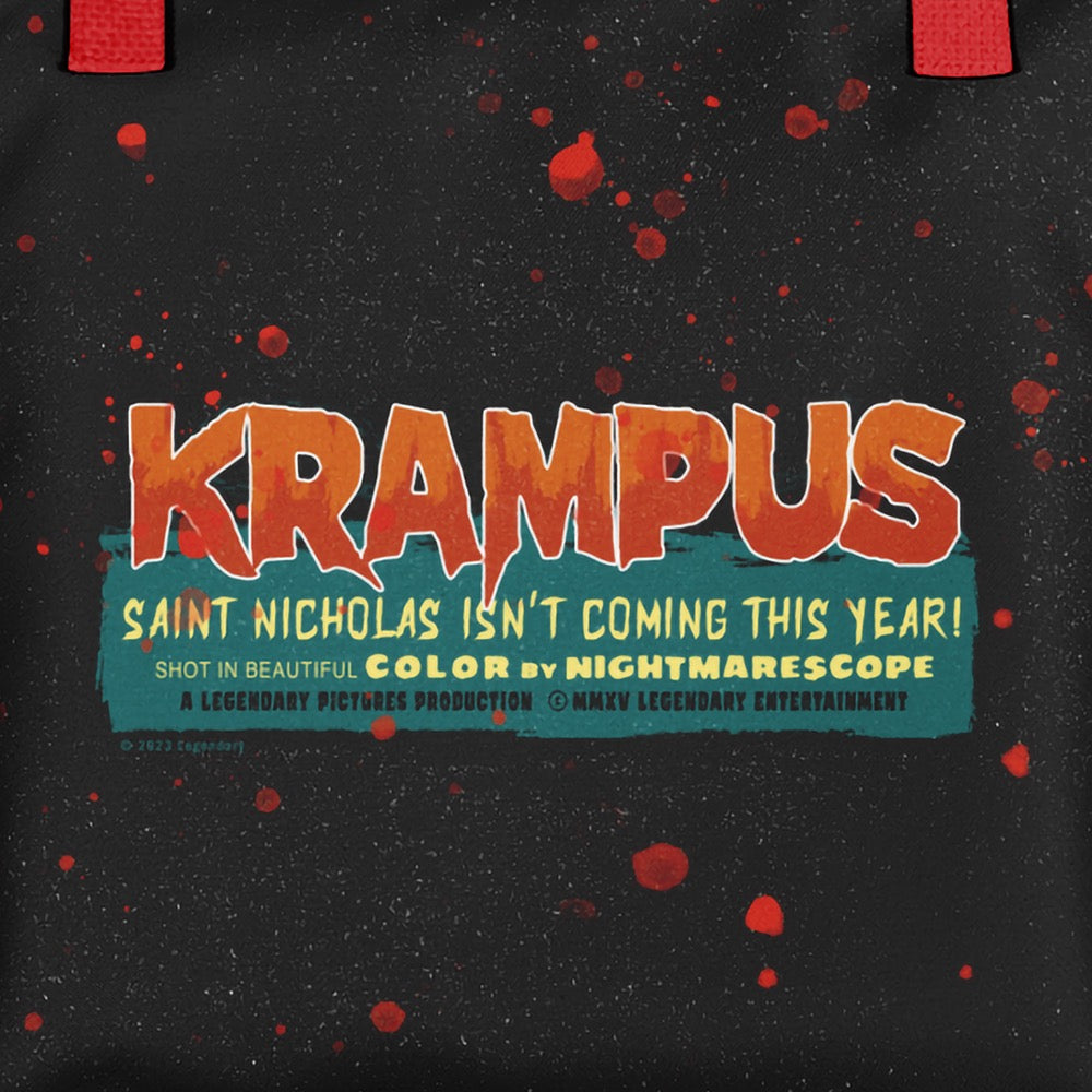 Krampus Retro Movie Poster Tote Bag