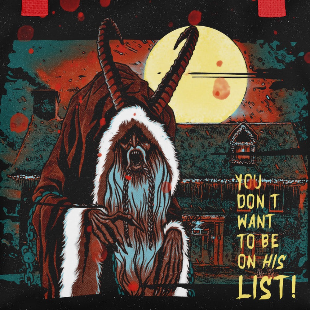 Krampus Retro Movie Poster Tote Bag