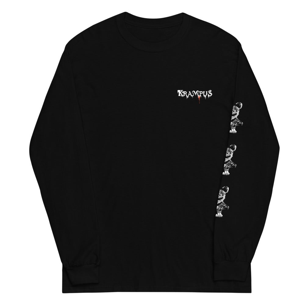 Krampus Tongue Ancient Stamp Long Sleeve