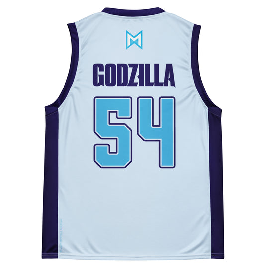 Monsterverse Godzilla x Kong: Team Godzilla 54 Basketball Jersey-3