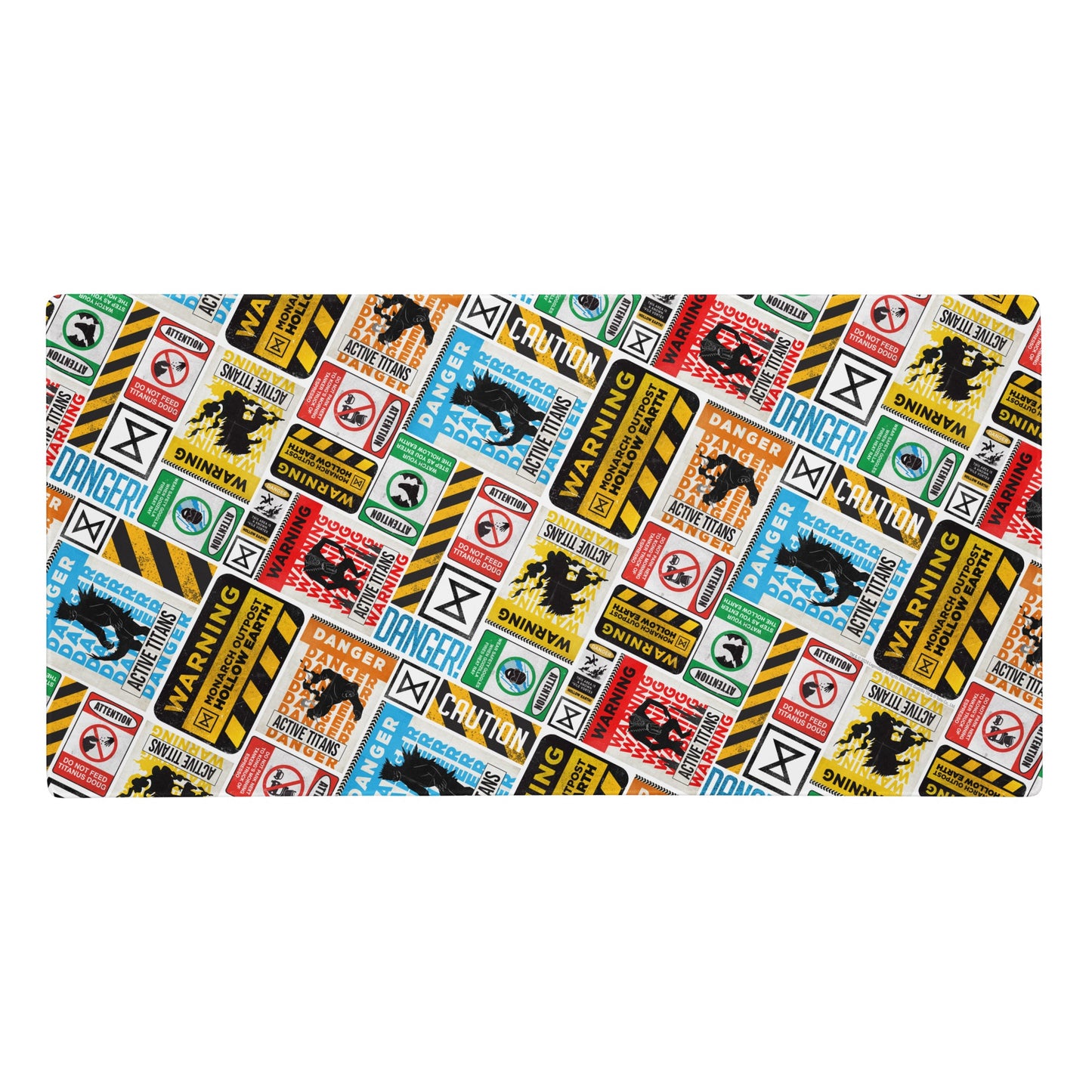 Monsterverse Godzilla x Kong: The New Empire: Warning Pattern Desktop Mat