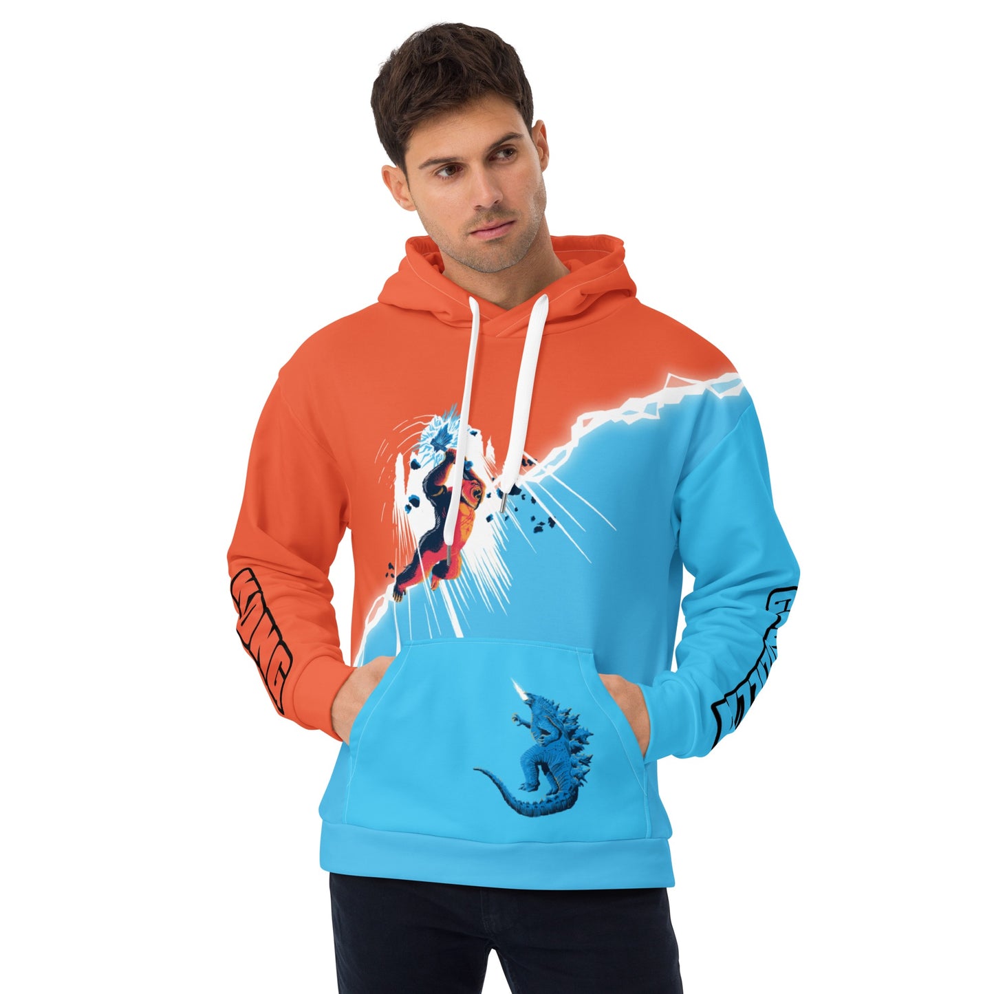 Monsterverse Godzilla vs. Kong Split Hoodie