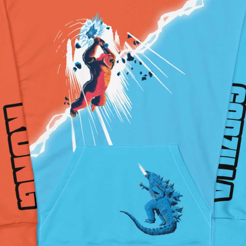 Monsterverse Godzilla vs. Kong Split Hoodie