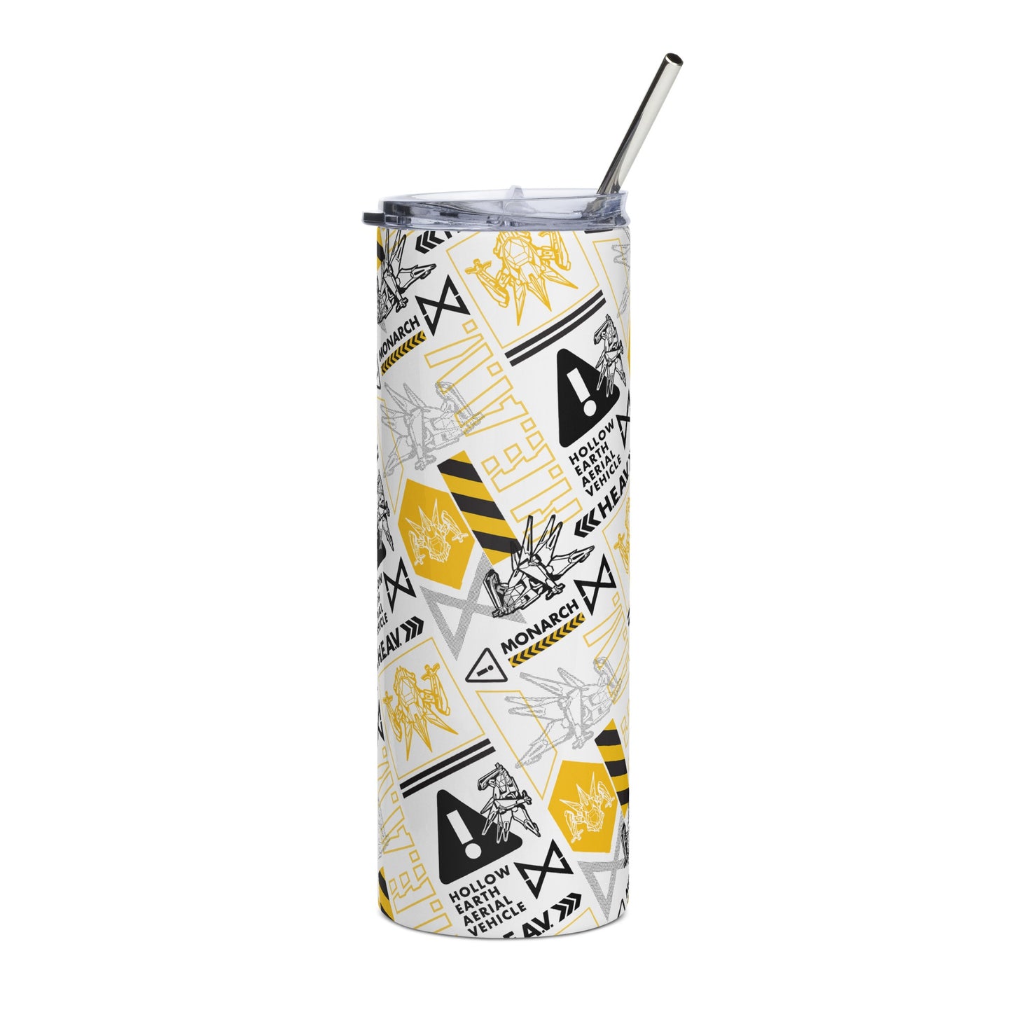 Monarch Vehicle Pattern Stainless Steel Tumbler