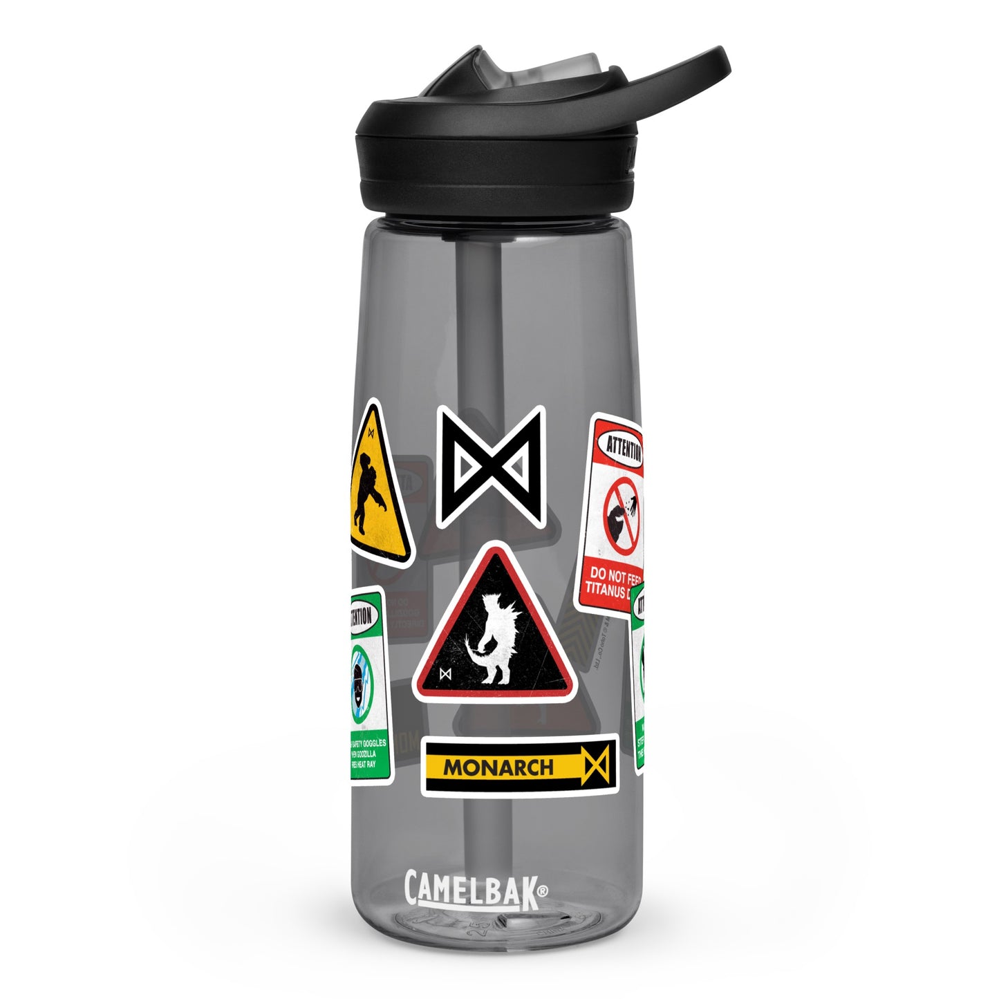 Godzilla x Kong Warning Signs Camelbak Water Bottle