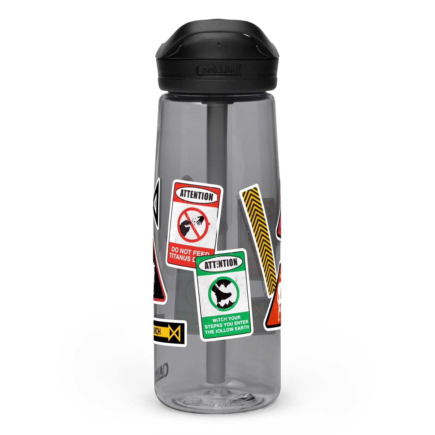 Godzilla x Kong Warning Signs Camelbak Water Bottle