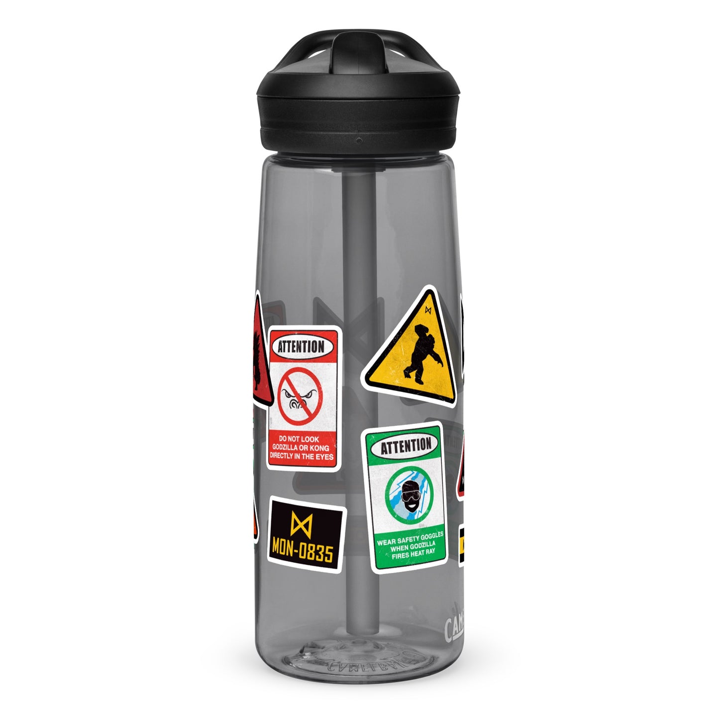 Godzilla x Kong Warning Signs Camelbak Water Bottle