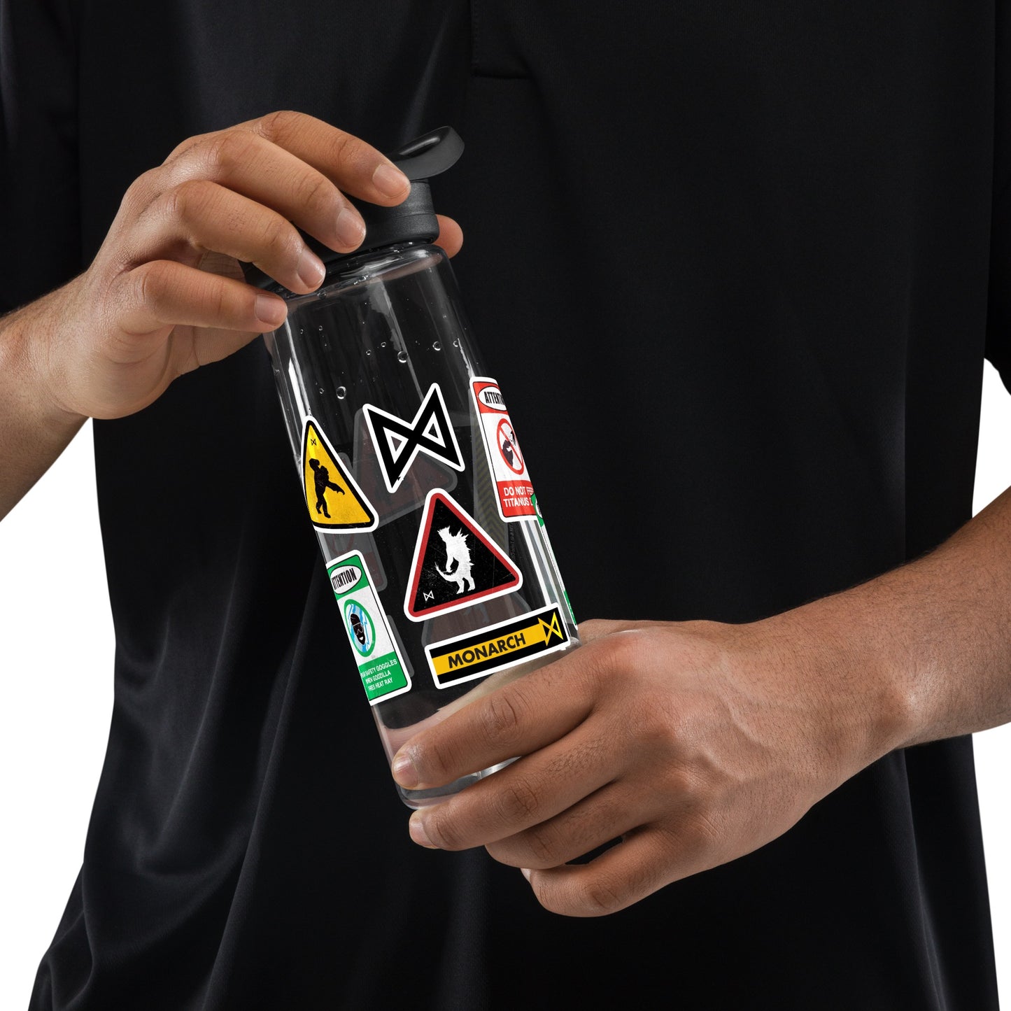 Godzilla x Kong Warning Signs Camelbak Water Bottle