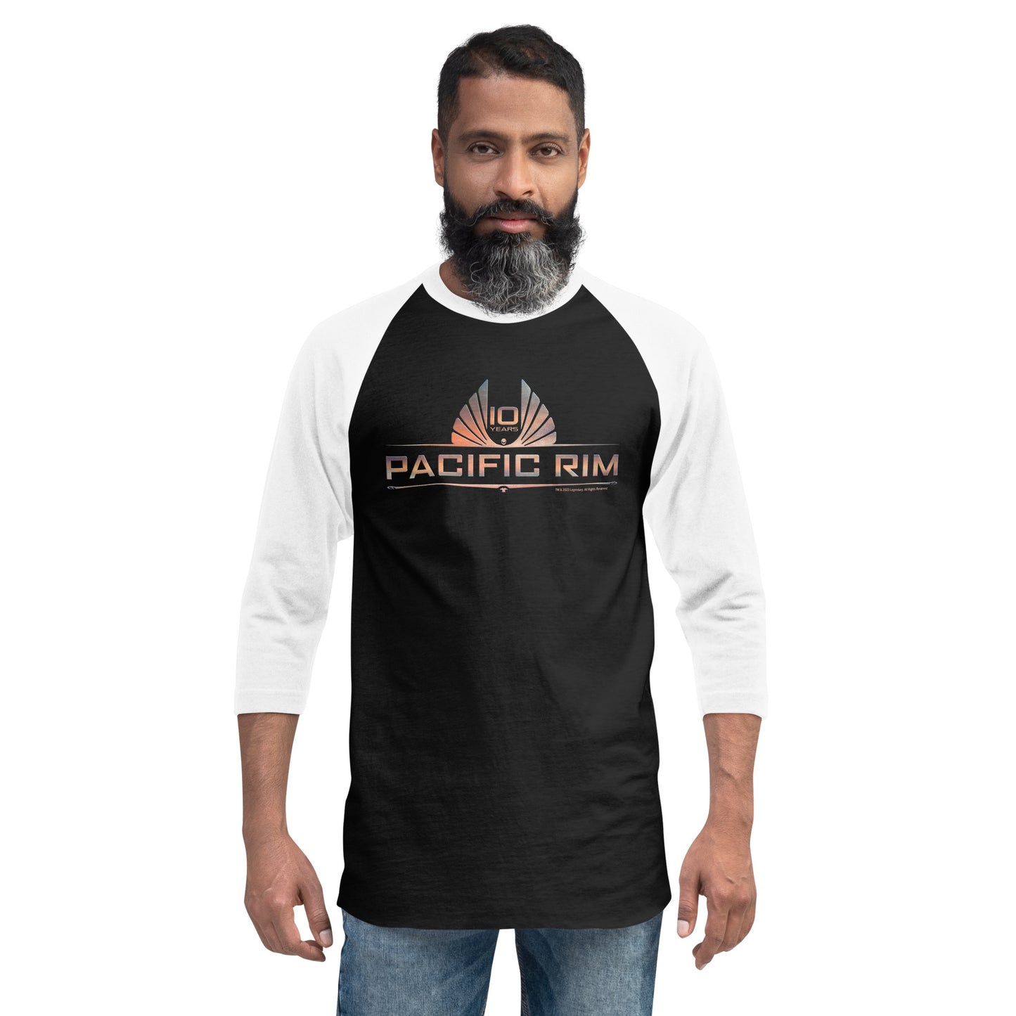 Pacific Rim 10th Anniversary Logo ¾ Sleeve Raglan T-Shirt