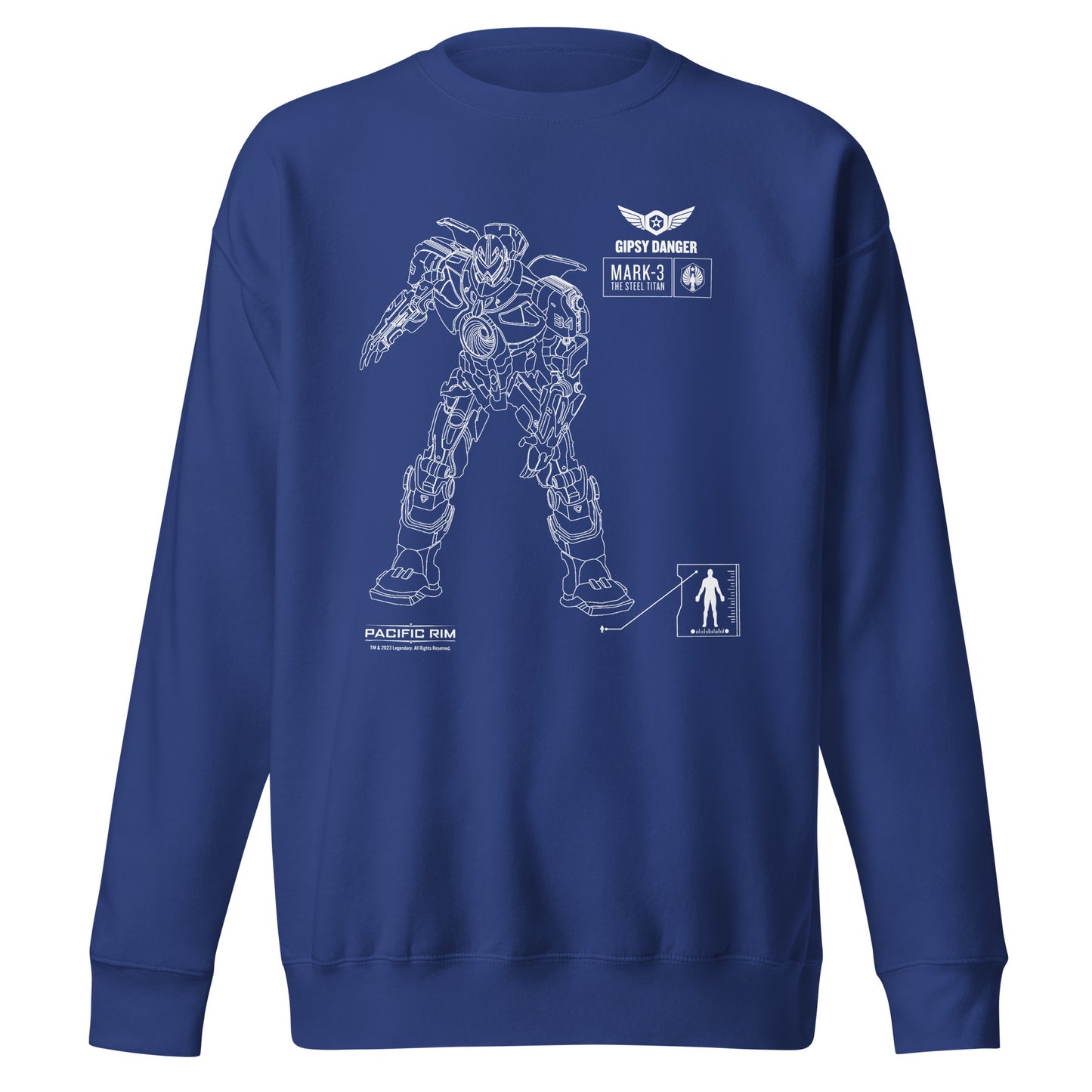 Pacific Rim Gipsy Danger Adult Sweatshirt