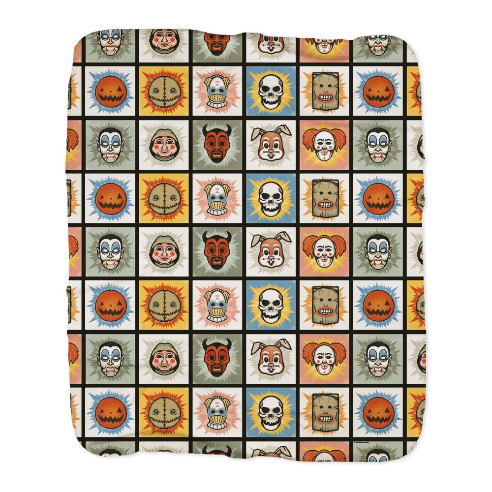 Trick 'r Treat Characters Sherpa Blanket