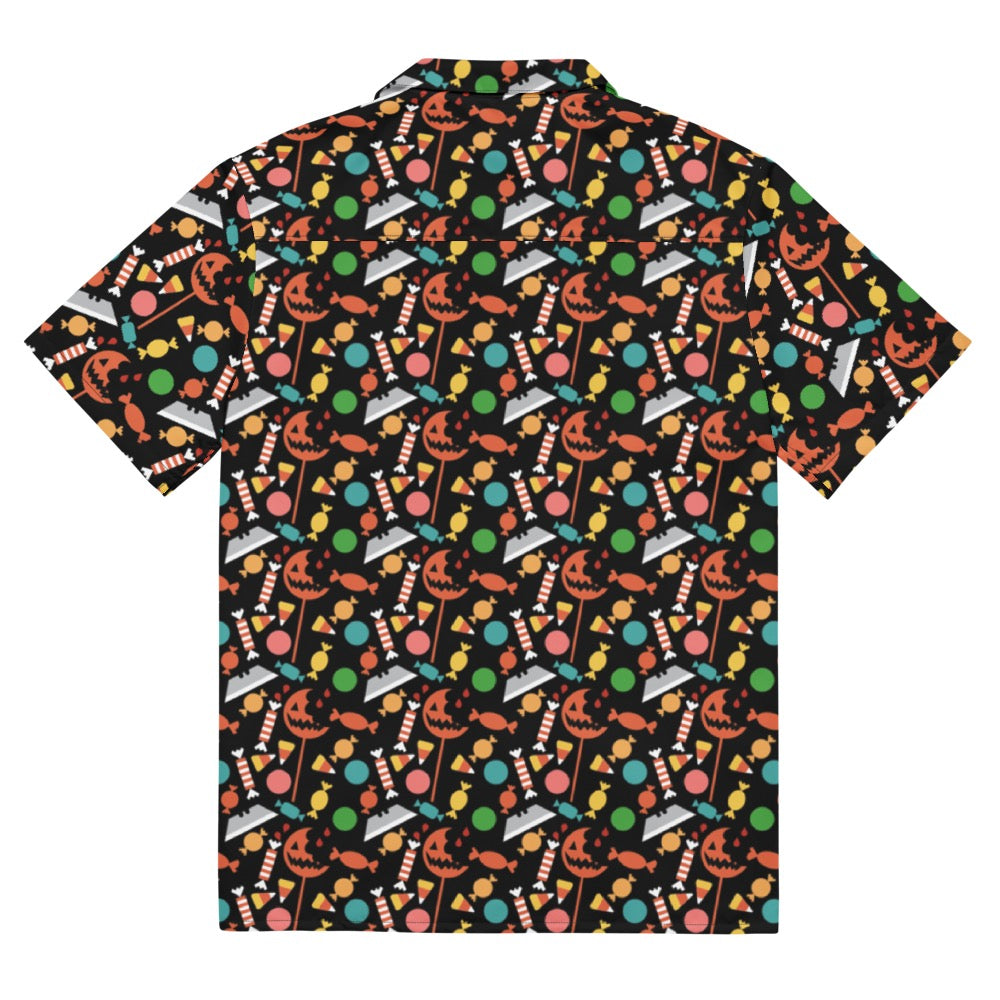 Trick 'r Treat Candy Razor Blades Button Down